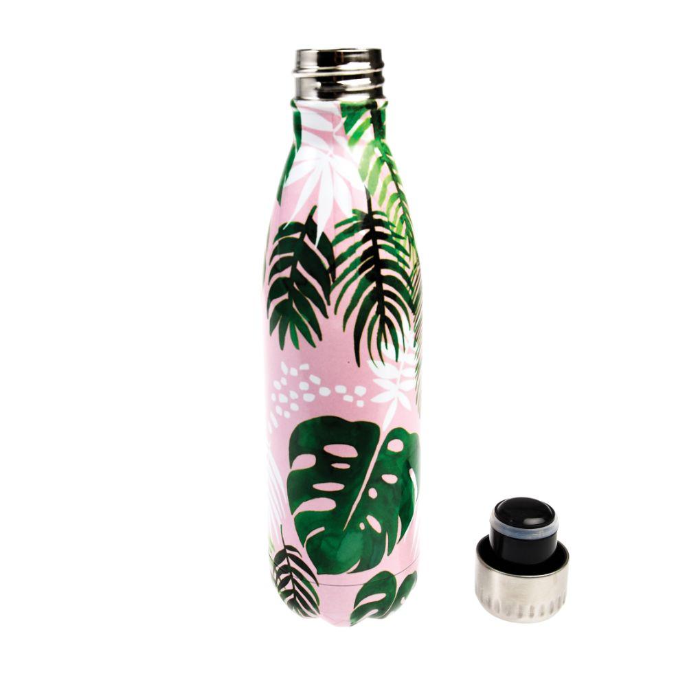 Tropical Palm Stainless Steel Bottle - mzube Travel Mug
