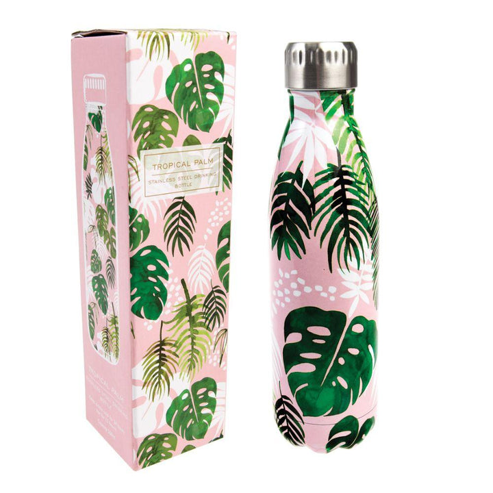 Tropical Palm Stainless Steel Bottle - mzube Travel Mug