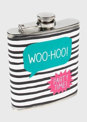 Woo Hoo Hip Flask Happy Jackson - mzube Barware